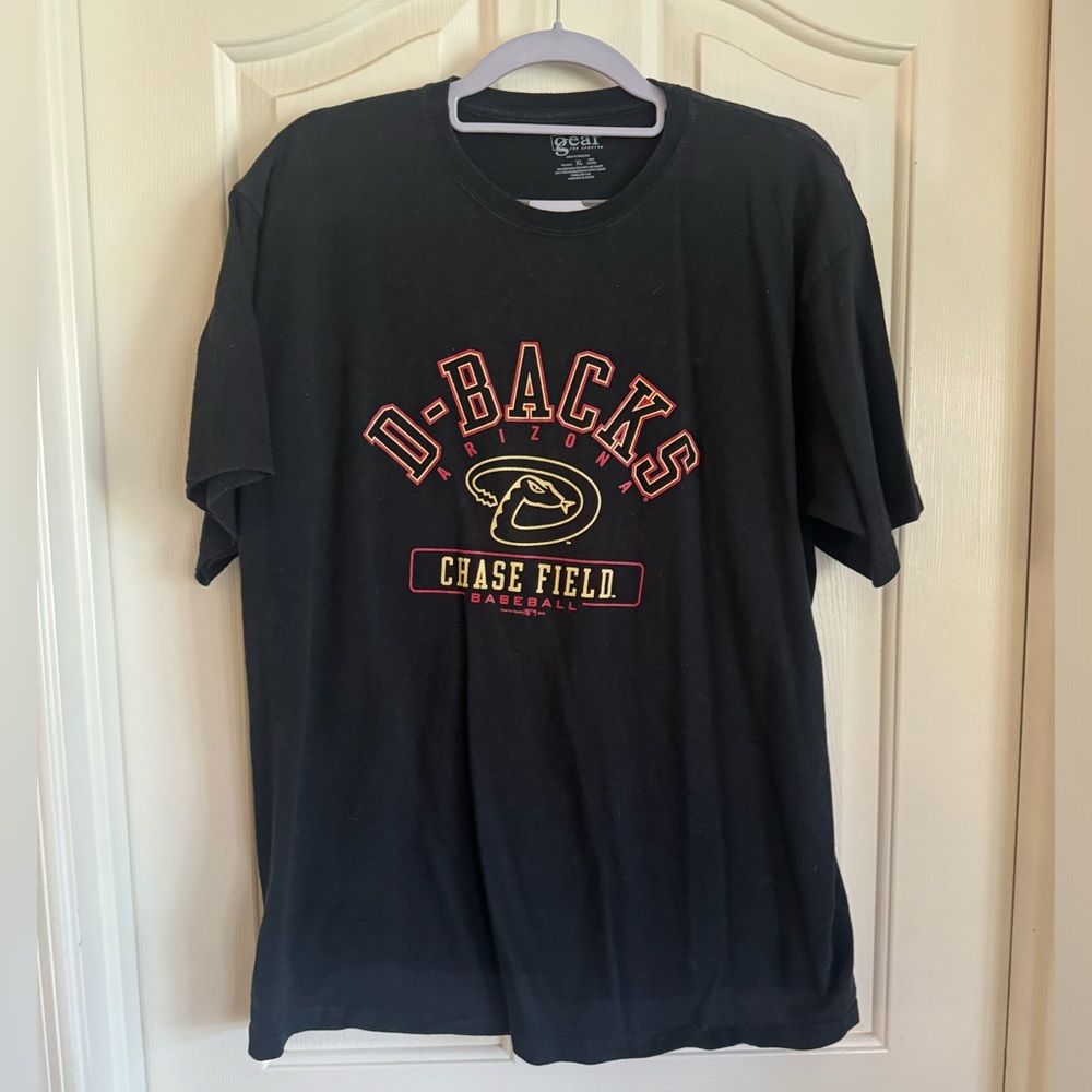 Official Diamond Backs Baseball Short Sleeve Black T-Shirt Men’s Size XL EUC